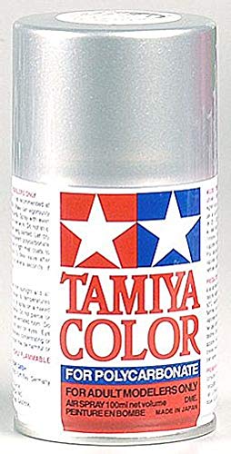 Tamiya America, Inc Polycarbonate PS-41 Bright Silver, Spray 100 ml, TAM86041