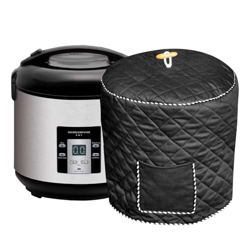 Slow Cooker Carrying Case - Rice Cooker Cover, Anti-Static Round Dust Cover | Fabric Pot Carrying Case, Stove Protective Bag