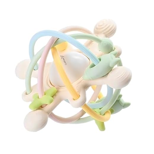 Colifree - Mordedor bebé sonajero, blandito y de fácil agarre, juguete denticion (Soft fluor)