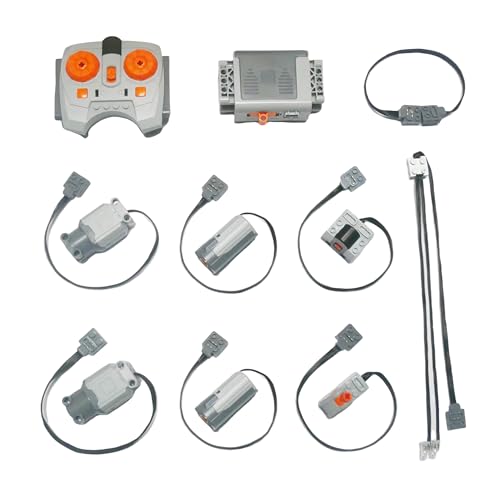 Image of 10-in-1 Motor Kit Compatible with Lego Technic, Power Function Motor Set, Advanced Control Functionality, Ultimate Compatibility