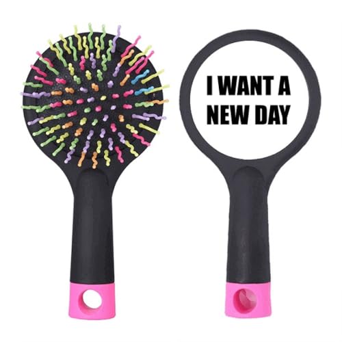 Brosse à cheveux démêlante design Art déco élégant au manche ergonomique haut de gamme