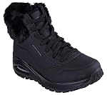 Skechers – Skechers Damen UNO Rugged Fall Air Trainers, Black Durabuck/