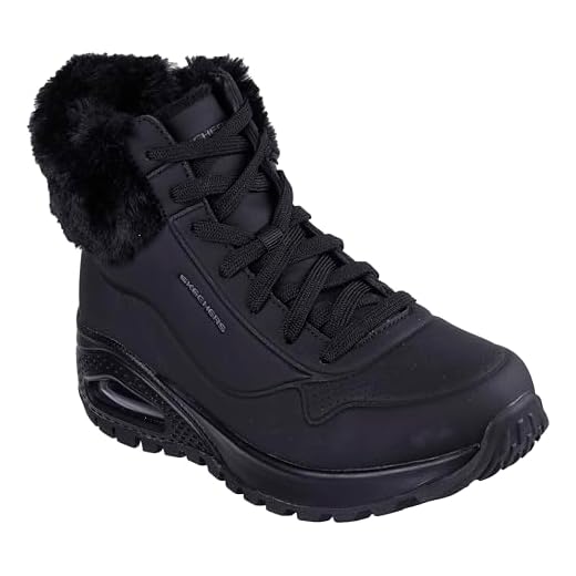 Skechers Uno Rugged Fall Air, Botas Mujer, Negro, 39 EU