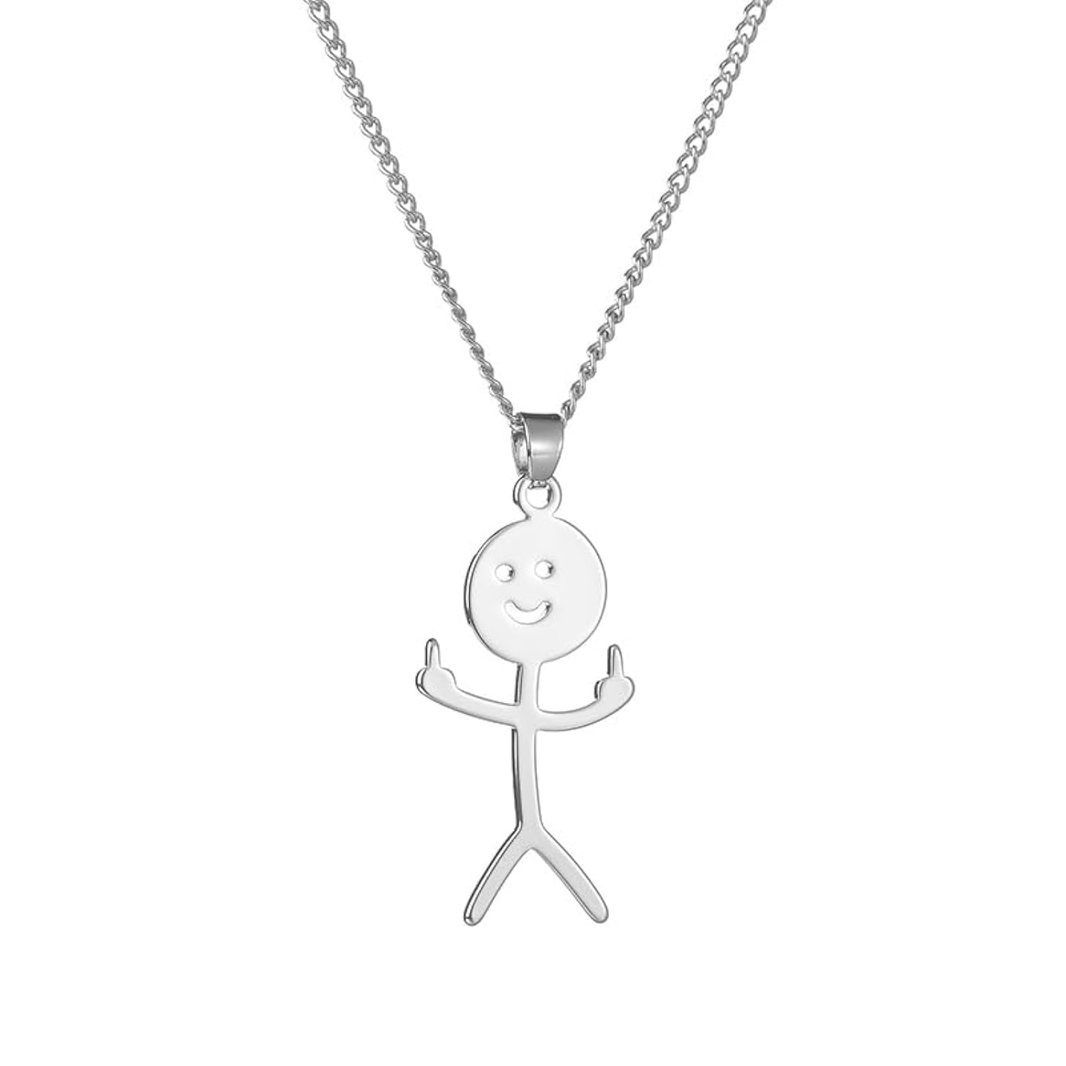 GenericFunny Doodle Pendant Necklace For Men's & Women's Party Gift Suits Every Occasion Fashion For Man Woman Rock Punk Necklace Party Jewelry