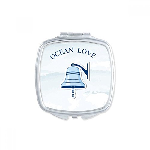 Miroir carré Maquillage Compact Bell Océan Amour DIYthinker - 2