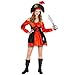 dressforfun Déguisement pour Femme Pirate | Robe très Courte et Charmant Chapeau de Pirate | Corsaire Costume Carnaval (XXL | no. 300766)