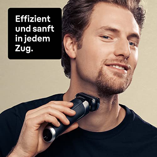 Braun Series 9 Pro Premium Rasierer Herren mit 4+1 Scherkopf, Elektrorasierer & ProLift Trimmer, PowerCase, 5-in-1 Reinigungsstation, 60 Min Laufzeit, Made in Germany, 9477cc, silber - Image 3