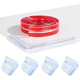 【Protección multidireccional】 La protección de mesa de bebé de esquina y la banda de protección para el borde de la mesa ofrecen una protección completa para su bebé, los ancianos y los animales domésticos. La anchura lateral de 15 mm, el grosor de 4 mm y el diseño en arco tridimensional hacen que el ajuste sea más apretado. Una protección sólida para la seguridad de su hogar.
