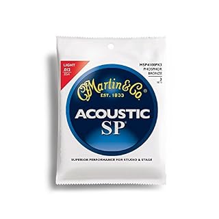 Martin 3 pack msp4100 light sp phosphor bronze strings 12-54 - Les Beatles, Paul McCartney, John Lennon, RIngo Starr, George Harrison