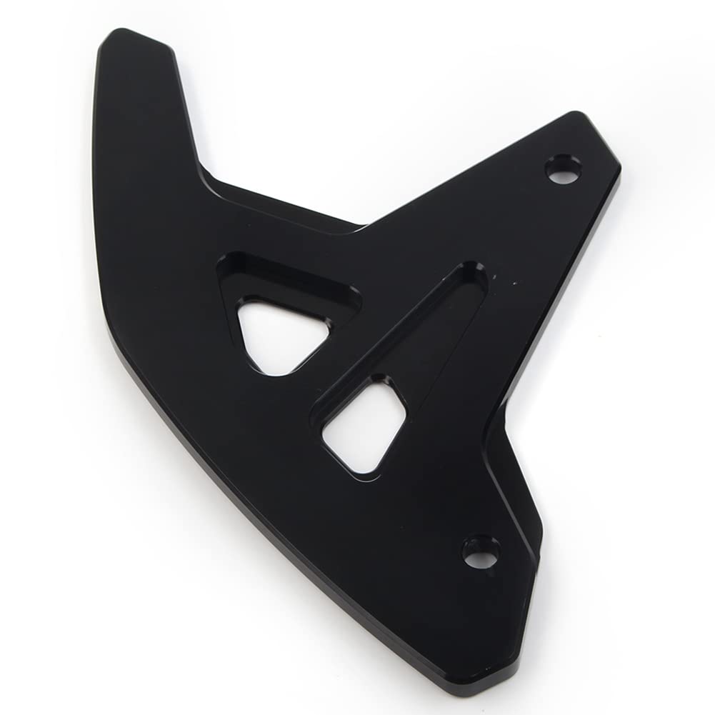 FSFYUK Protection de disque de frein arrière CNC noire Pour DRZ 400 2000-2004, DRZ 400E 2000-2007, DRZ 400S 2000-2015, DRZ 400SM 2005-2020