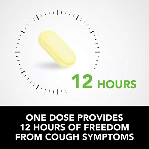 Robitussin Tablet 12 Hour Cough And Mucus Relief Extended-Release, Controls Cough, Thins And Loosens Mucus, Alcohol Free, 1 Tablet Every 12 Hours, 16 Count #TOP1
