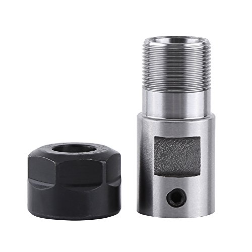 FLEXMAN ER11 Collet Chuck, Inner 8MM Motor Shaft Spindle Extension Rod for CNC Milling