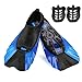 WADEO Kids Swim Fins Flippers for Toddler Child Silicone Combination Fin