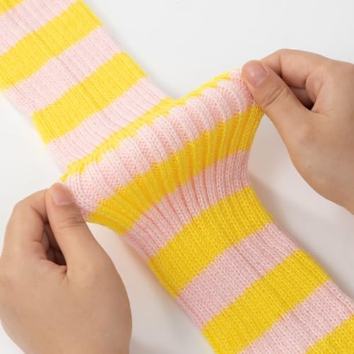 Image of Intgoodluckycc Leg Warmers for Women, Cute Knit Leg Warmer Socks for Dance