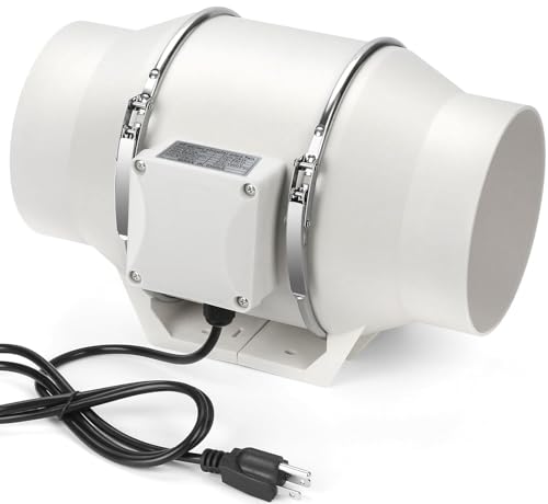 Catálogo de Extractor para Cocina , listamos los 10 mejores. 41 Ventilador de Conducto en Línea de 6 Pulgadas, 75w, 540m³/h, 390 CFM, Ventilador de Escape en Línea de Cocina, Ventilador Extractor de Aire Industrial, Bajo Ruido, para Baño,...