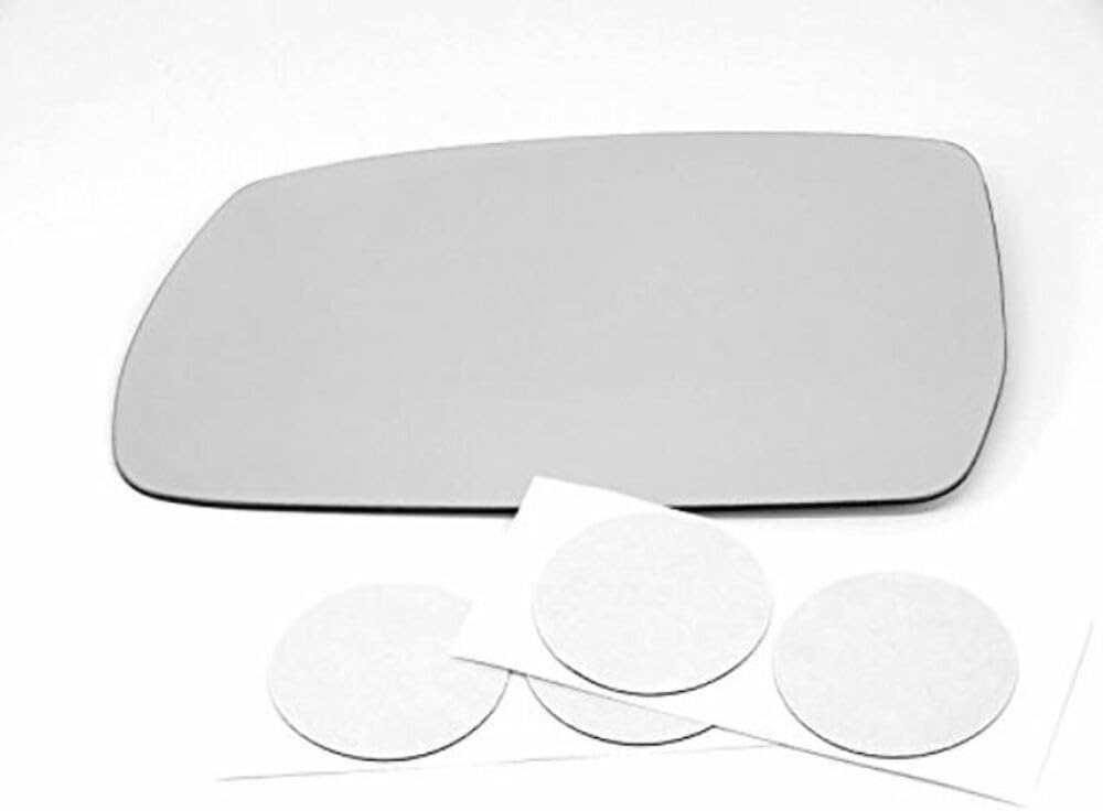 10-14 Tucson Heated Driver Side Mirror Glass W/o Backing Plate, Comes with Adhesive, USA