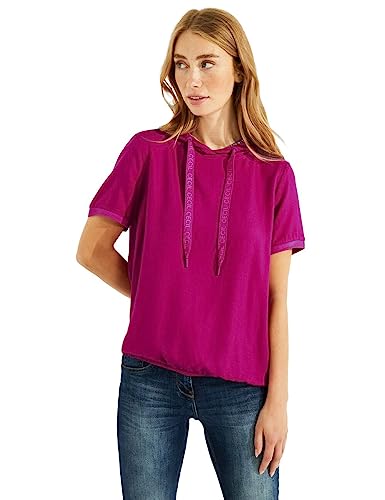 Cecil Damen B344078 Sommerbluse Hoodie, cool pink, XL