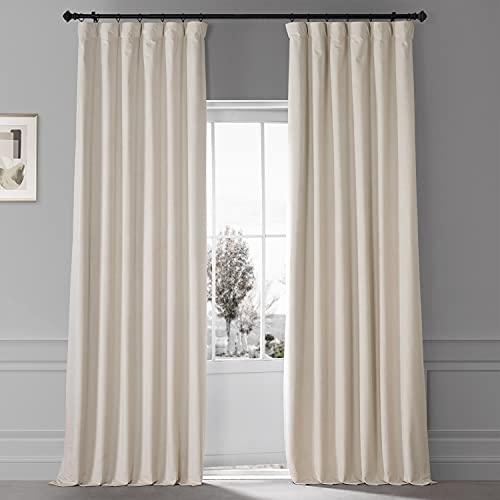 HPD Half Price Drapes Signature Plush Velvet Blackout Curtains for Bedroom (1 Panel) - Image 2