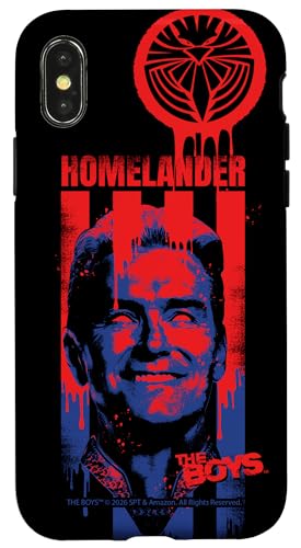 The Boys Homelander Graffiti Flag with Logo Supes TV Show �X�}�z�P�[�X iPhone X/XS �p