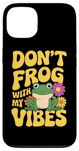Dont Frog With My Vibes �L���[�g ���g�� �J�G�� ���w �X�}�z�P�[�X iPhone 13 �p