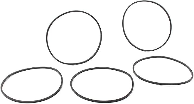 FSFY Motorcycle 5 Pcs Clutch Derby Cover Rubber Gasket Rings for Harley for Sportster XL883 XL1200 1994-2017, Replace Part Number 25463-94A