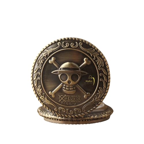 Image of MALKIN One Piece Keychain | Keychain | One Piece | Merch | Pocket Watch Keyring (Bronze)