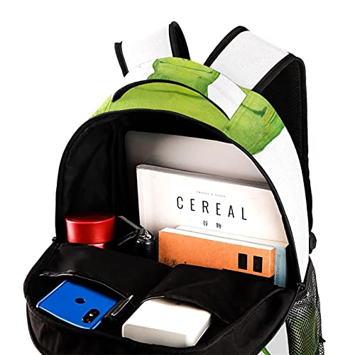 Sac à dos de voyage imprimé grenouille multicolore résistant et original - 4