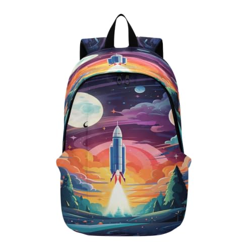 Sac à dos lune et planètes léger pour randonnée et sorties le week-end