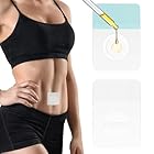 100 PCS Empty Disposable Castor Oil Patches, Upgraded Leak-Proof Self-Adhesive Castor Oil Belly Button Patch, Portable, Suitable for People of All Ages (Oil-Free)