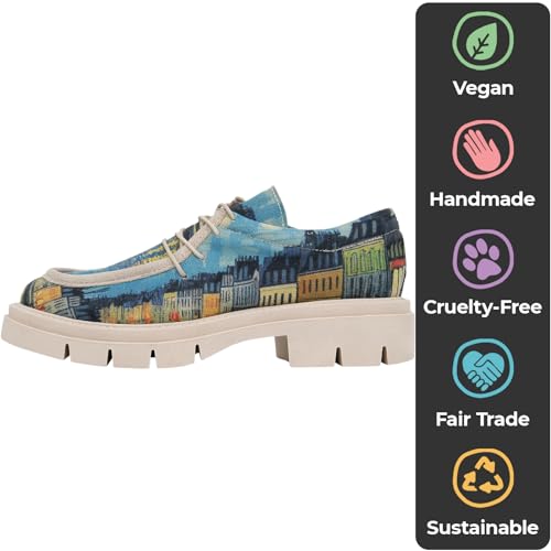 Image of DOGO Penny Loafers for Women - Handmade and Vegan Leather Platform Loafers for Women