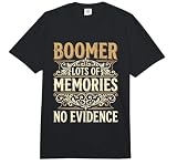 Boomer Lots of Memories Funny Grandpa 60s 40s Comfort Colors Adult Heavyweight T-Shirt
