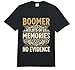 Boomer Lots of Memories Funny Grandpa 60s 40s Comfort Colors Adult Heavyweight T-Shirt