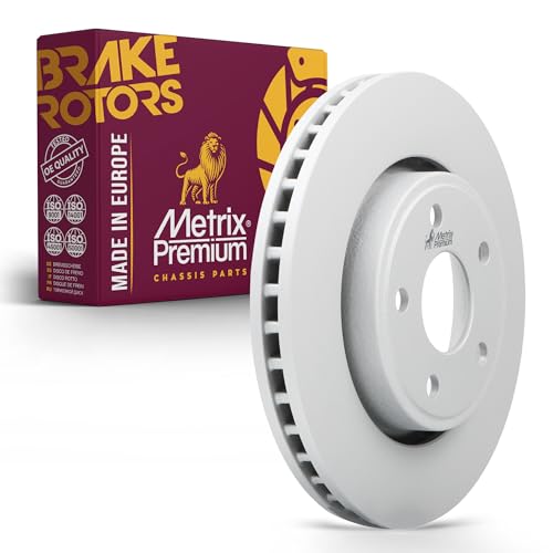 Metrix Premium Chassis Parts 330 mm Coated Brake Rotor Fits Dodge Durango
