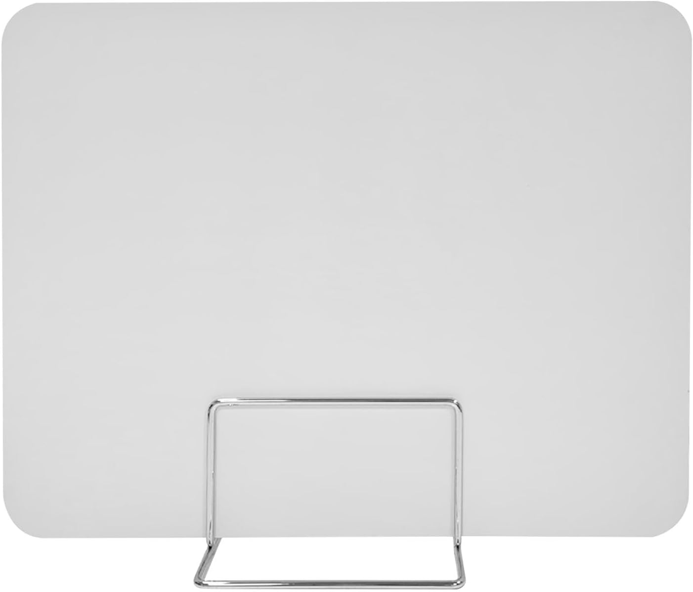 Desk Partition, Panel, Desk Divider, Table Privacy Screen for Classroom Exams, White Metal Stand