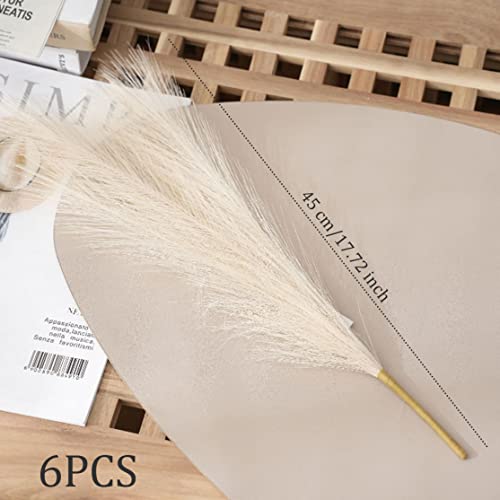 Planta de grama de pampas artificial Grama de pampas falsa Grama de pampas de junco grande Decoração