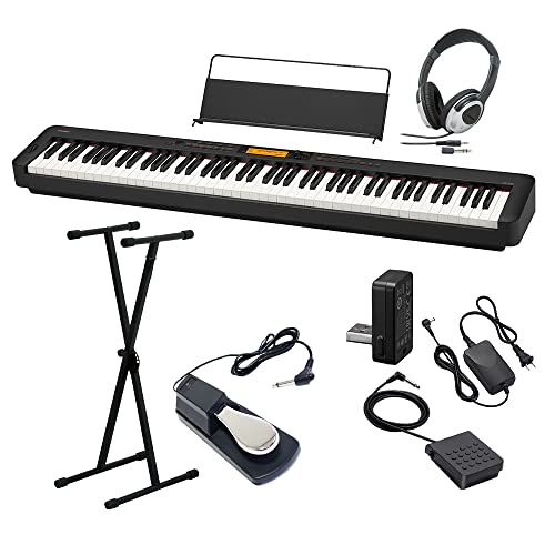【美品】 CASIO カシオ 電子ピアノ CDP-S300 スタンド付き CASIO CDP-S300 電子ピアノ 88鍵盤 ヘッドホン・専用スタンド・X