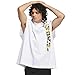 adidas Men's Pride Graphic Crop Tank Top, White