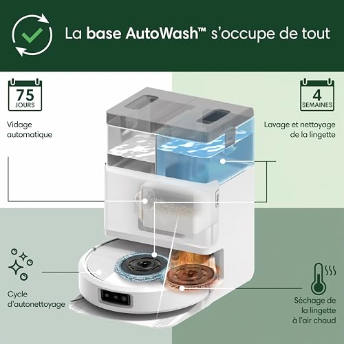 iRobot Roomba Plus 505 blanc design premium et IA PrecisionVision - 6