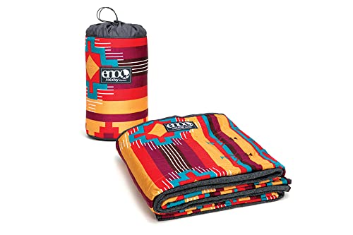 ENO, Eagles Nest Outfitters Field Day Fleece Blanket for Indoor and Outdoor Use, Kilim/Red