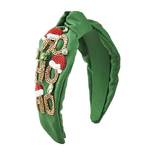 Bandeau de vacances avec perles haut de gamme vert Mud Pie