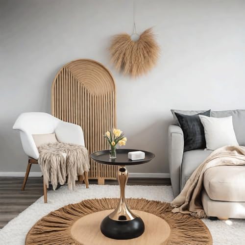 Elegant Modern Side Table - Featuring a Unique Hourglass Design, Ideal for use in Living Rooms, cafes, Dining Rooms, bedrooms, and Outdoors - a Fashionable Decoration - Image 6