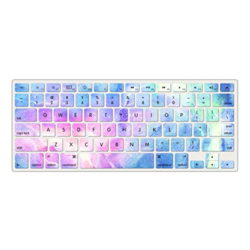 Carcasa MacBook Pro 14 con protector de teclado JZ Aurora compatible con chips M1 M2 M3 M4 4