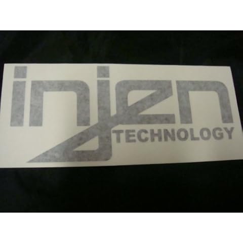 Racing Decal Sticker for"Injen" (New) Black X 2 Y Cover