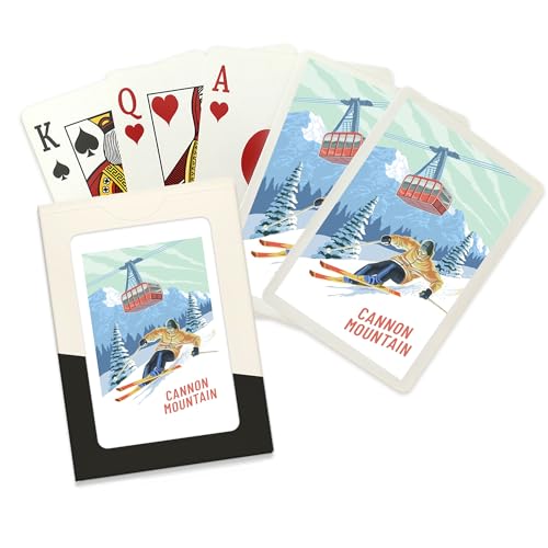 Lantern Press Franconia, New Hampshire, Baraja Poker 52 Cartas