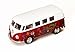 1962 Volkswagen Classic Bus with Decals 1:32 Scale Die Cast Model Toy Van SetOf4