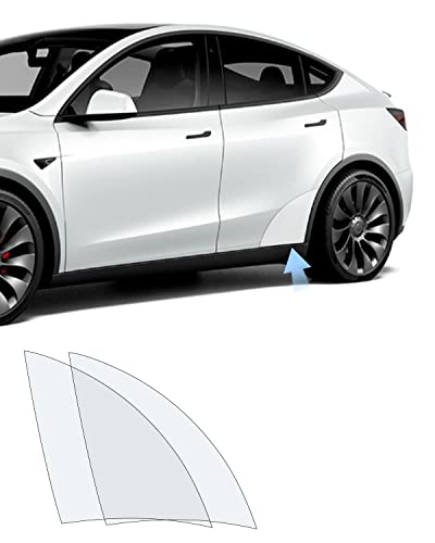 KKTR-CAR Radwölbungsschutz für Tesla Modell Y I 2020-2023 - Schotterwache - Selbstklebender transparenter Film