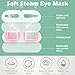 Silicherry 48 Packs Steam Eye Mask Disposable Self Heating Eye Mask for Dry Eyes Spa Warm Sleep for Home Office Travel Eyestrain Relieve