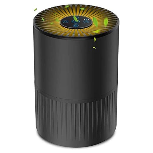 Purificador de Aire con Filtro HEPA, Filtración de 4 Etapas, Purificador Silencioso para el Hogar con 3 Velocidades de Ventilador y Función de Aromaterapia, Temporizador y Luz Nocturna Opcional, Negro