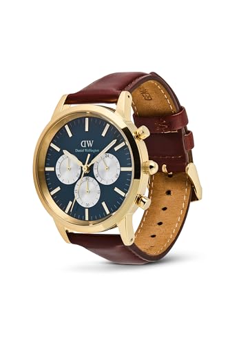Daniel Wellington Iconic Chronograph Panda 42Mm Orologio Da Uomo - 3