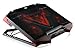SKGAMES podkładka chłodząca do laptopa 12-17 cali, 5 wentylatorów LED, 6-stopniowa regulacja wysokości, czarna
